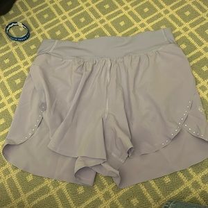 lavender shorts from lululemon never worn!